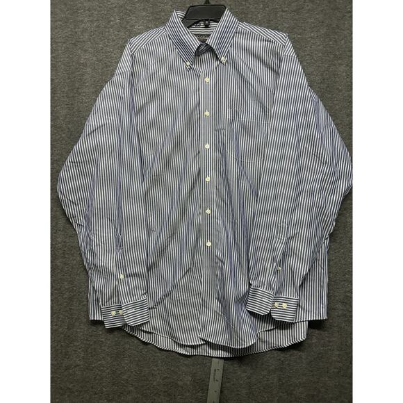 Brooks Brothers Shirt Mens Size‎ 2XL Long Sleeve Button Down Striped XXL - Picture 1 of 6